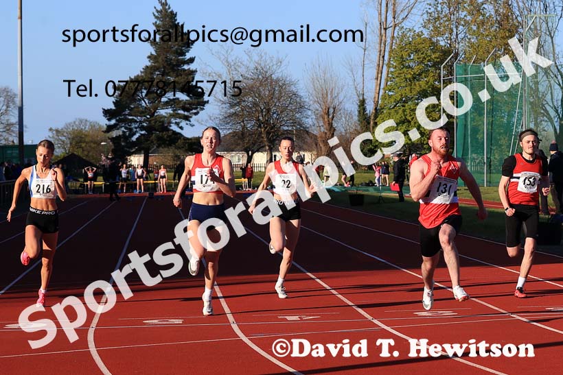 75 metres, 2024 NEGP 1, Monkton Stadium, Jarrow. Photo: David T. Hewitson/Sports for All Pics